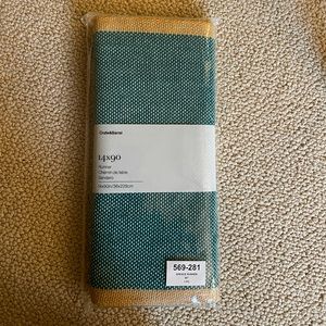 NWT Crate and Barrel Table Runner 14"x90"